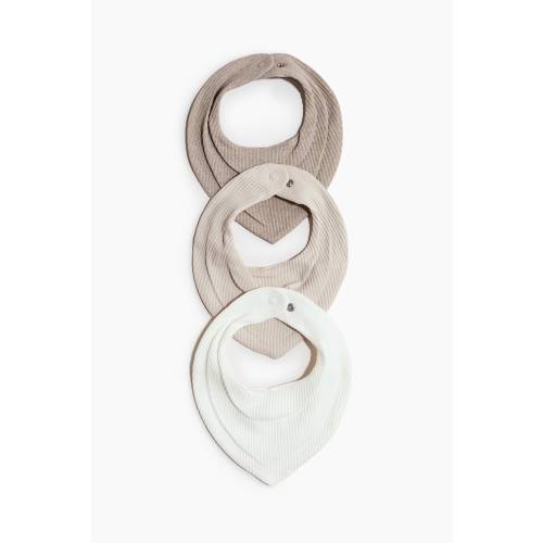 3-PACK COTTON BANDANA BIBS