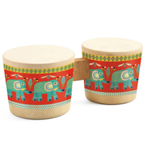 Animambo Bongo Drums Musical Instrument