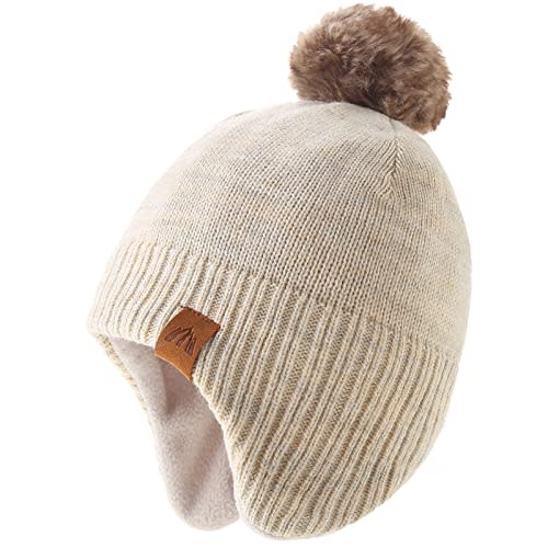 Moon Kitty Baby Boys Hats Toddler Beanies for Boys Winter Fleece Winter Hat Boys