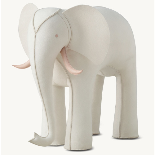 Oversized Wool Felt Elephant - Ivory | RH Baby & Child