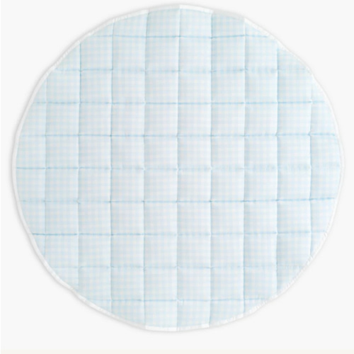 Picnic Gingham Play Mat - Blue | Gooselings