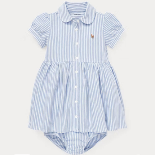 Striped Knit Oxford Dress & Bloomer | Ralph Lauren