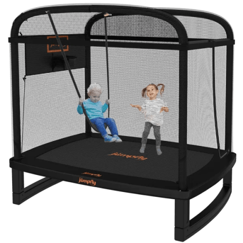 6FT Toddler Trampoline for Kids with Swing | JumpFly Trampolines