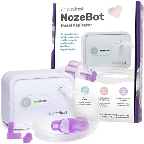 Dr. Noze Best NozeBot Electric Nasal Aspirator - Nozebot