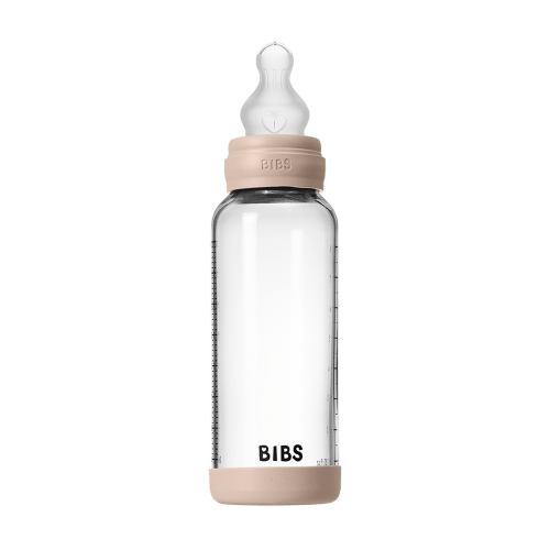 Baby Glass Bottle Set 8oz Silicone - Blush
