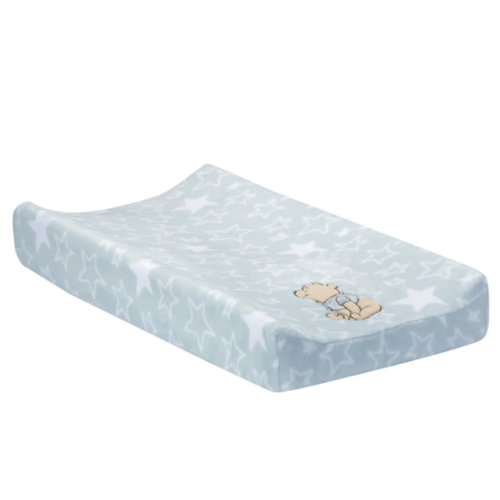 Disney Baby Starlight Pooh Blue/White Stars Changing Pad Cover – Lambs & Ivy