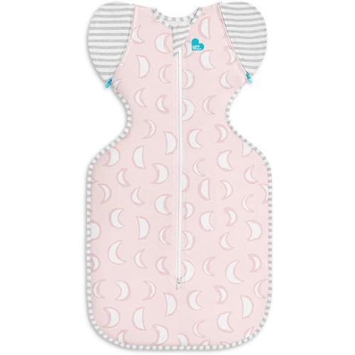 Love to Dream Swaddle Up Transition Swaddle, Patented Zip-Off Wings, Gently Help Baby Transition from Being Swaddled to Arms Free When Showing Signs of Rolling, 1.0 TOG, 13-19 lbs, Dusty Pink Eclipse