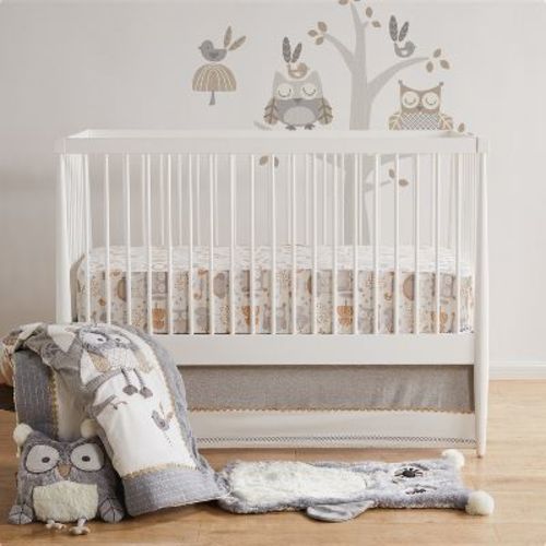 Night Owl 5-piece Crib Bedding Set - Levtex Baby