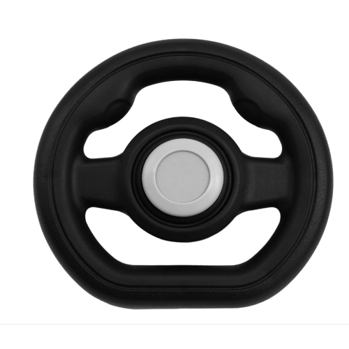 Steering Wheel Toy for Stroller/ Shopping Cart- with Strap, Black