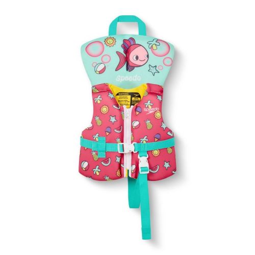Speedo Kids' Pinky the Fish Life Jacket Vest - Pink Lemonade