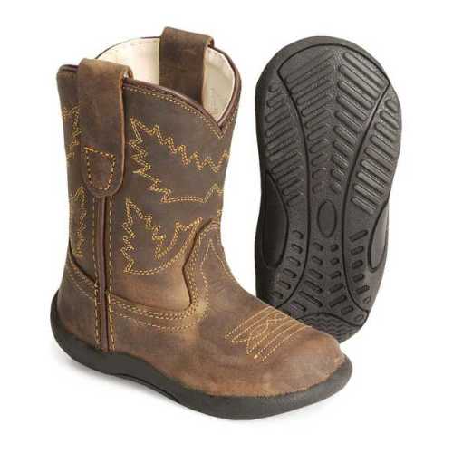 Old West Toddler Boys' Crazy Horse Boots - Round Toe | Boot Barn