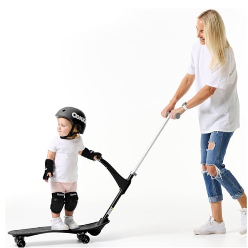 Ookkie Kids Learner Skateboard, Helps Develop Balance & Self Confidence, 4-in-1 Skateboard, Easy Setup, Gift Idea