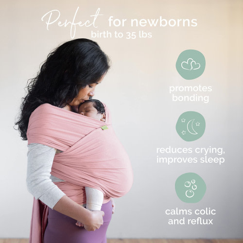 Serenity Light Baby Wrap Carrier - Bloom