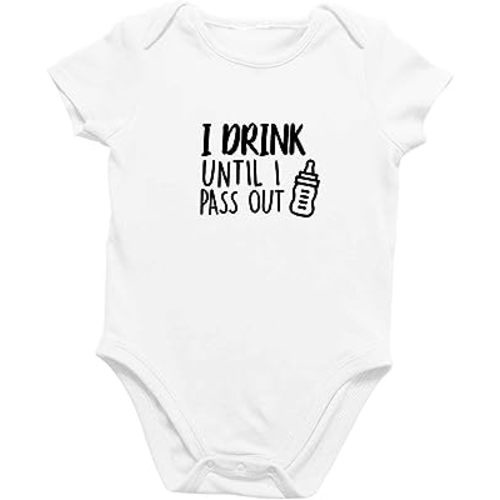 Printique Organic GOTS Certified Baby Onesie Unisex Bodysuit 0-18 months - Funny Sarcastic Quotes