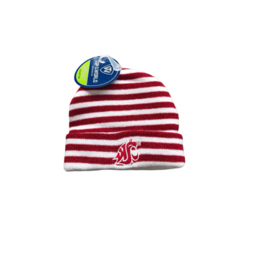 Red and White Stripe Baby WSU Hat – Cougarwear
