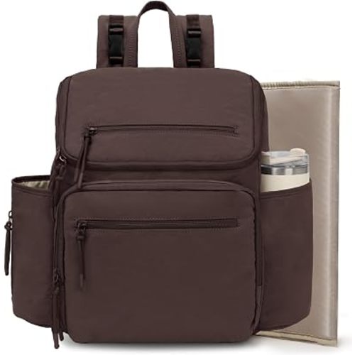 Omanmoli Diaper Bag Backpack Large Baby Travel Bag 30 OZ Tumbler Holder