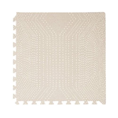 Toddlekind Haven Baby Playmat - 6pc Deco Ecru