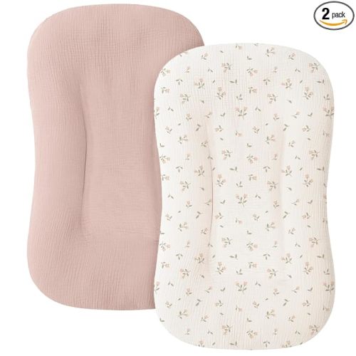 Muslin Baby Lounger Cover