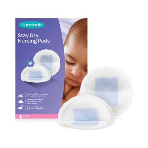 Lansinoh Stay Dry Disposable Nursing Pads, Breast Pads, Breastfeeding Essentials for Moms, 60 Pads, Soft and Super Absorbent - Walmart.ca