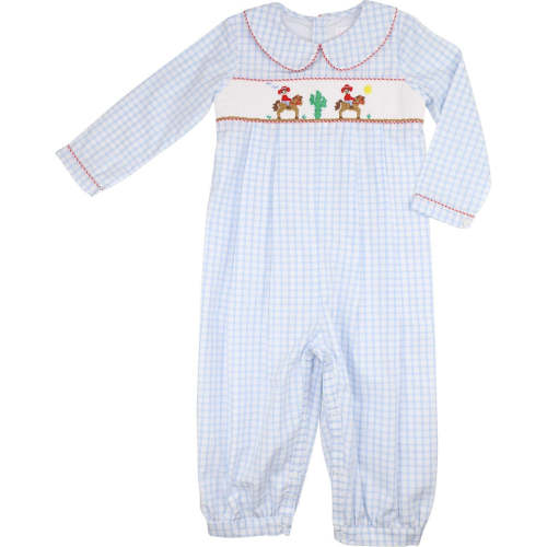 Smocked Long Romper