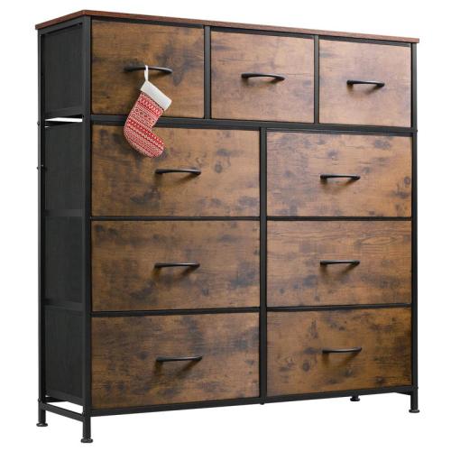 WLIVE 9-Drawer Dresser with Fabric Storage Bins, Steel Frame - TikTok Shop
