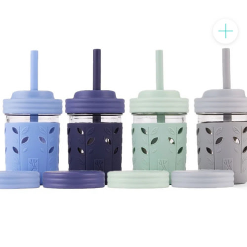 8oz Glass Mason Jar Drinking Tumblers + Food Storage