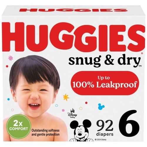Huggies Snug & Dry Baby Disposable Diapers Huge Pack - Size 4 - 128ct
