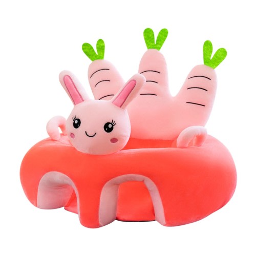 Baby Support Sofa Chair, Baby Chairs For Sitting Up,Infant Sitting Chair Sofa Plush Baby Learning To Sit Chair Infant Seats For Sitting Up For 6-16 Months Baby Blue Without Filled Cottons