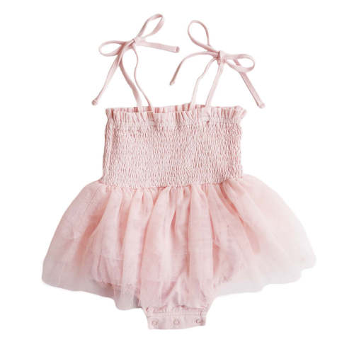 Smocked Tutu Bodysuit