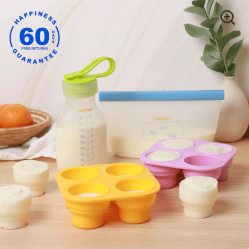 Milk storage containers