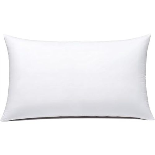 JIEITIVE Throw Pillow Inserts Hypoallergenic Premium Pillow Stuffer Square Form for Decorative Pillow Covers Cushion Set of 1-12 x 20 Inches
