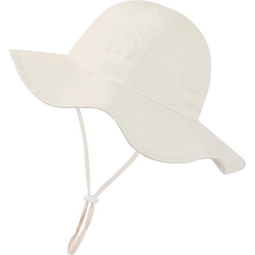 Baby Sun Hat Toddler Bucket Hats Summer Sun Protective Kids Beach Hats Wide Brim Outdoor Camping Hat for Boys Girls