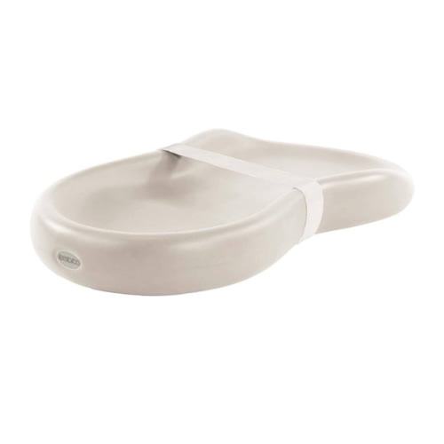 Keekaroo Peanut Changer Baby Vanilla– The Original Made in USA Easy-to-Clean Changing pad and The only Shell Over Foam, Fully Water Repellant