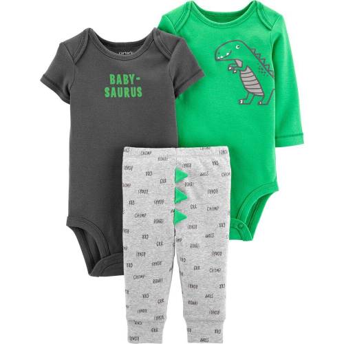Carter's Little Character 3-Piece Set - Green Dino, 3M
