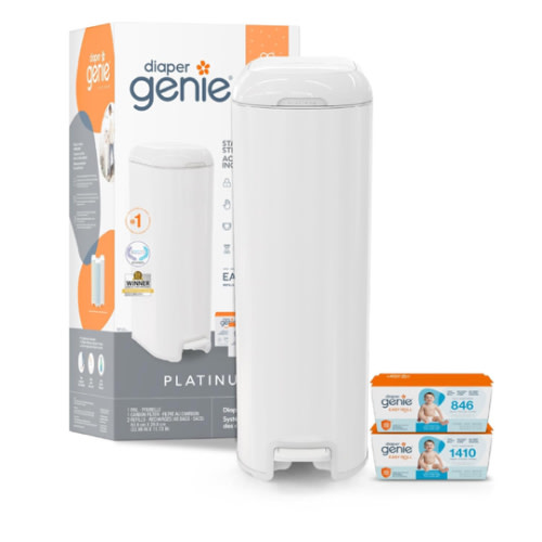 Diaper Genie Platinum Pail Gift Set