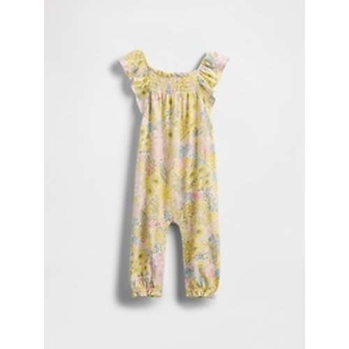 Baby Smocked Floral One-Piece | Gap