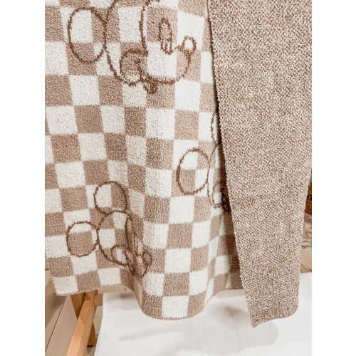 Checker Mouse Baby Blanket