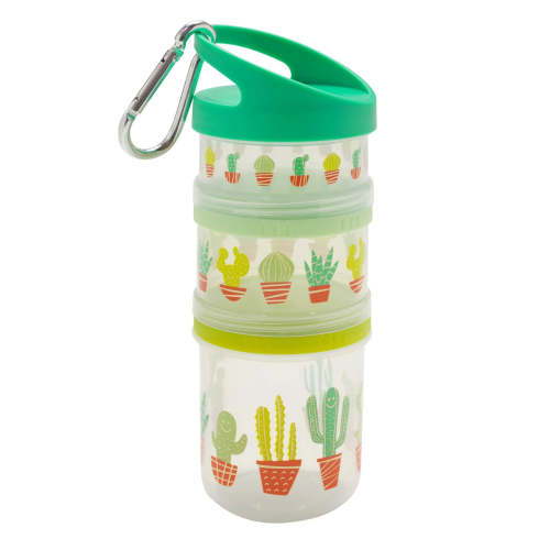 Twist & Snack Stacker, Happy Cactus