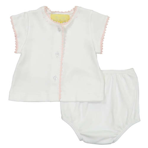 Jersey Crib Set - Pink