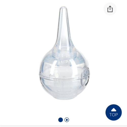 Silicone Nasal Aspirator Bulb with Case