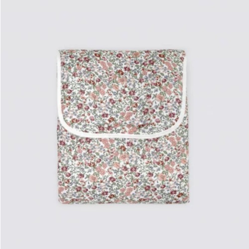Portable Changing Pad - Cambiador con Bolsillos Flores Inés Rosa