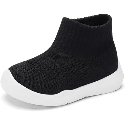 Engtoy Baby Sock Shoes Baby Walking Shoes Infant Non-Slip Breathable Slippers with Soft Rubber Sole Baby Boys Girls Slip On Sneakers