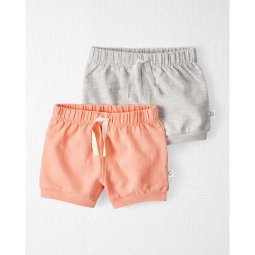 Baby 2-Pack Organic Cotton French Terry Shorts - Little Planet | Carter's