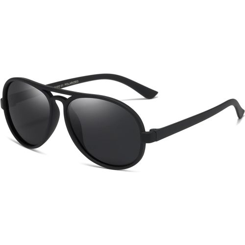 LEICO FASHION Toddler Baby Infant Polarized Aviator Sunglasses for Boys Girls Kids Age 0-4