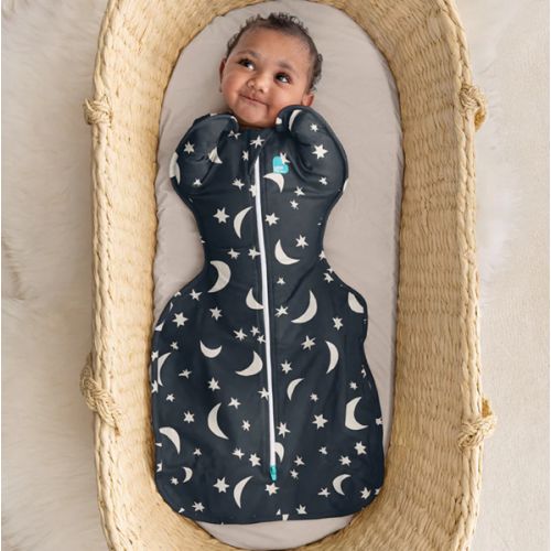 Swaddle Up™ 1.0 TOG Cotton Charcoal Big Sky
