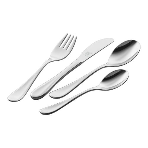 ZWILLING Kids Flatware & Dinnerware 4-pc TWIN Kids Filou Flatware Set, 18/10 Stainless Steel