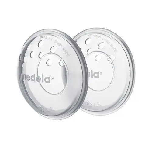 Medela SoftShells Breast Shells for Sore Nipples for Pumping or Breastfeeding, Discreet Breast Shells, Flexible and Easy to Wear, Made Without BPA