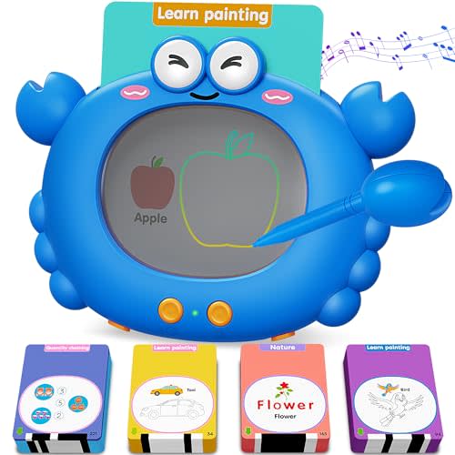 Talking Flash Cards,Kids Toddler Flash Cards with 224 Pages,Writing, Drawing,and Math,Autism Sensory Toys,Speech Therapy Toys,Learning Educational Toys Gifts for Age 2 3 4 5 Years Old Boys and Girls