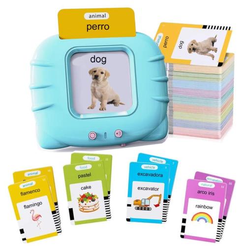 Spanish & English Talking Flash Cards for Boys and Girls Bilingual - TikTok Shop