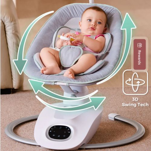 Momcozy CocoSway 3D-Motion Electric Baby Swing